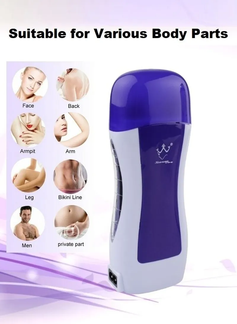 Κεριέρα Αποτρίχωσης Konsung Με Παράθυρο Μονή Για Ρολέτες Κεριού 100ml