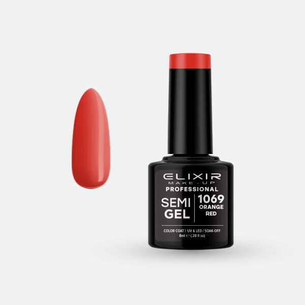 Ημιμόνιμο βερνίκι 8ml – #1069 (Orange Red) src=