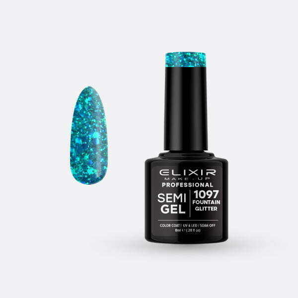Ημιμόνιμο βερνίκι 8ml – #1097 (Fountain Glitter) src=