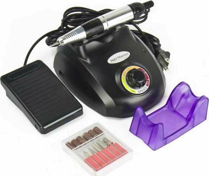 ZS-603 Τροχός Νυχιών Ρεύματος 35000rpm με Πεντάλ σε Μαύρο Χρώμα 25W src=