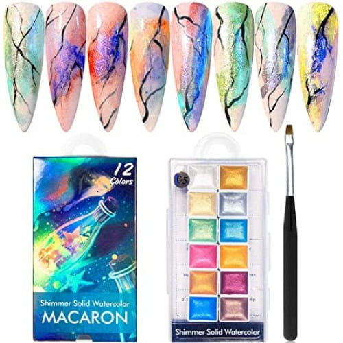 Shimmer Solid Watercolour Macaron No 05 12 τεμάχια src=