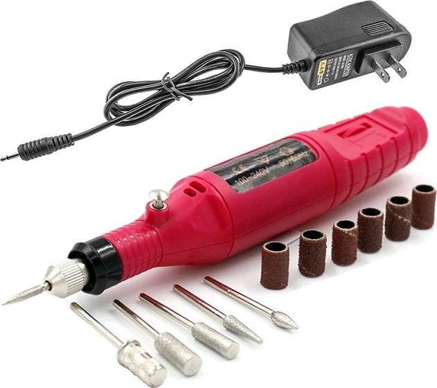 B1600- Τροχός Νυχιών Ρεύματος 3000rpm σε Κόκκινο Χρώμα 10W src=