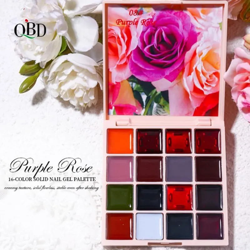 QBD Gel Νυχιών 008 Purple Rose 1.5gr src=
