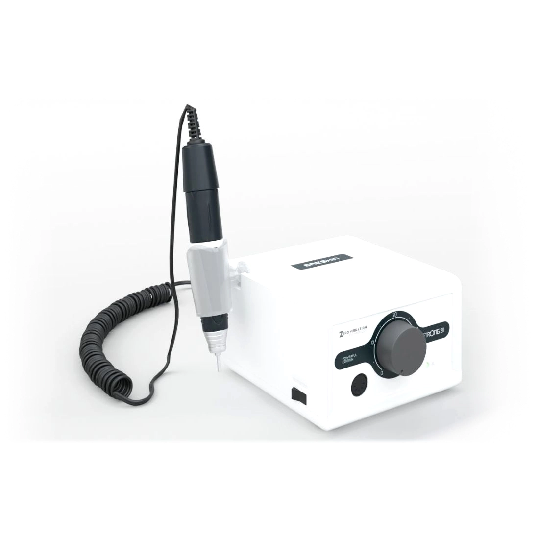 Saeshin Strong 211 Τροχός Νυχιών Ρεύματος 35000rpm με Πεντάλ σε Λευκό Χρώμα 65W src=