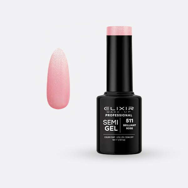 Ημιμόνιμο βερνίκι 5ml – #511 (Brilliant Rose) src=
