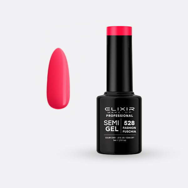 Ημιμόνιμο βερνίκι 5ml – #528 (Fashion Fuchsia) src=