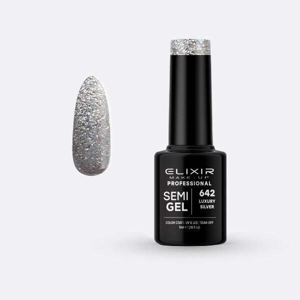 Ημιμόνιμο βερνίκι 5ml – #642 (Luxury Silver) src=