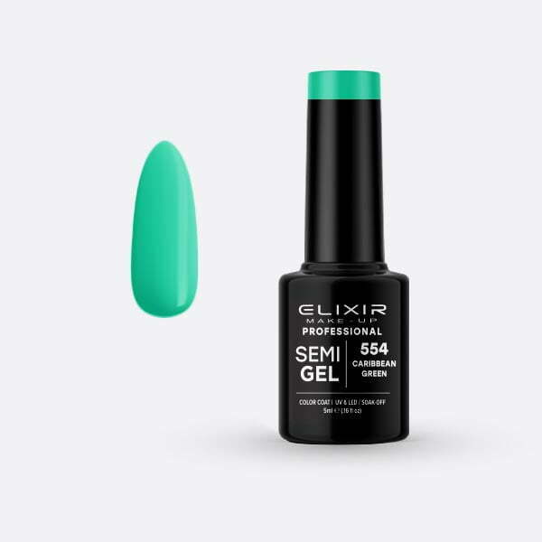 Ημιμόνιμο βερνίκι 5ml – #554 (Caribbean green) src=
