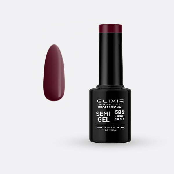 Ημιμόνιμο βερνίκι 5ml – #586 (Imperial Purple) src=