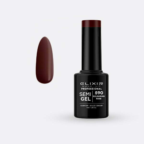 Ημιμόνιμο βερνίκι 5ml – #590 (Bulgarian Rose) src=