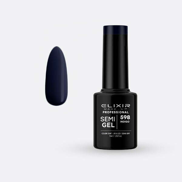 Ημιμόνιμο βερνίκι 5ml – #598 (Indigo) src=