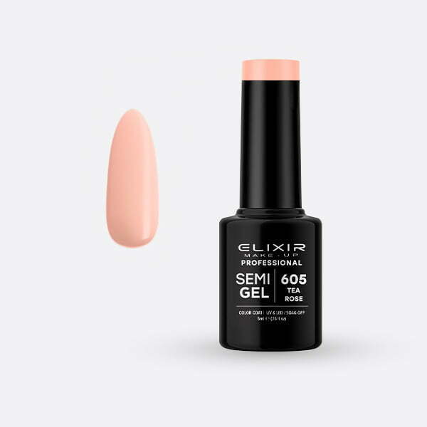 Ημιμόνιμο βερνίκι 5ml – #605 (Tea Rose) src=