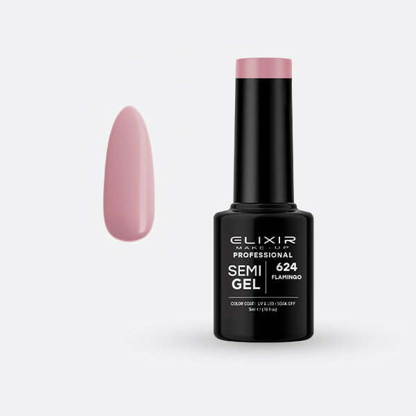 Ημιμόνιμο βερνίκι 5ml – #624 (Flamingo) src=