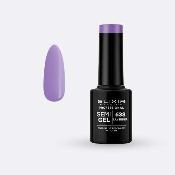 Ημιμόνιμο βερνίκι 5ml – #633 (Lavender) src=