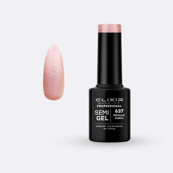 Ημιμόνιμο βερνίκι 5ml – #637 (Metallic Punch) src=