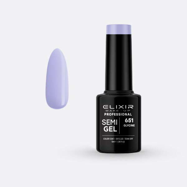 Ημιμόνιμο βερνίκι 5ml – #651 (Glycine) src=