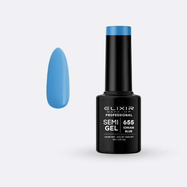 Ημιμόνιμο βερνίκι 5ml – #655 (Ionian Blue) src=