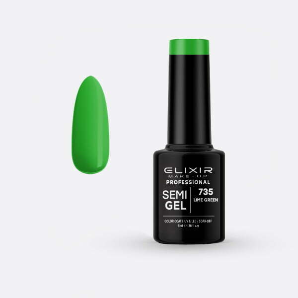 Ημιμόνιμο βερνίκι 5ml – #735 (Lime Green) src=
