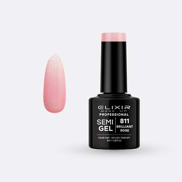 Ημιμόνιμο βερνίκι 8ml – #811 (Brilliant Rose) src=
