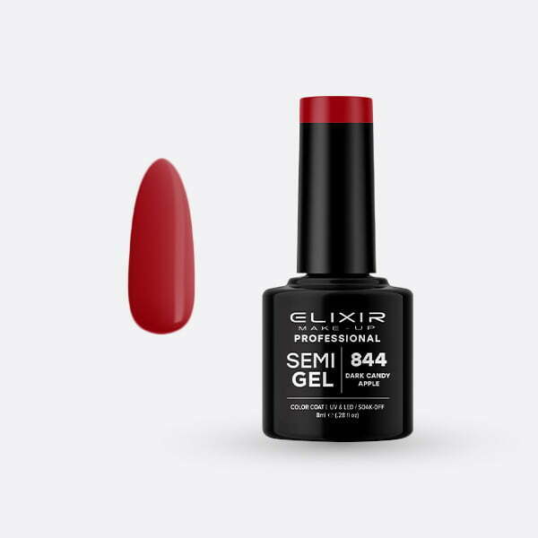Ημιμόνιμο βερνίκι 8ml – #844 (Dark Candy Apple) src=