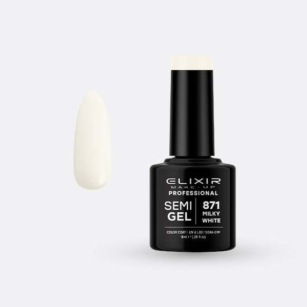 Ημιμόνιμο βερνίκι 8ml – #871 (Milky White) src=