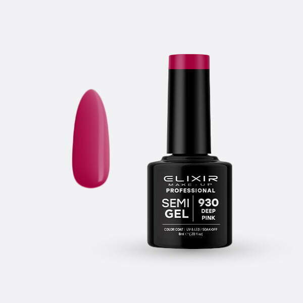 Ημιμόνιμο βερνίκι 8ml – #930 (Deep Pink) src=