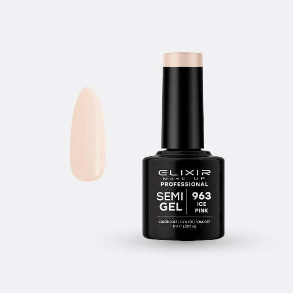Ημιμόνιμο βερνίκι 8ml – #963 (Ice Pink) src=