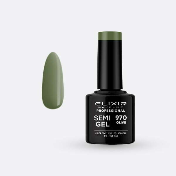 Ημιμόνιμο βερνίκι 8ml – #970 (Olive) src=