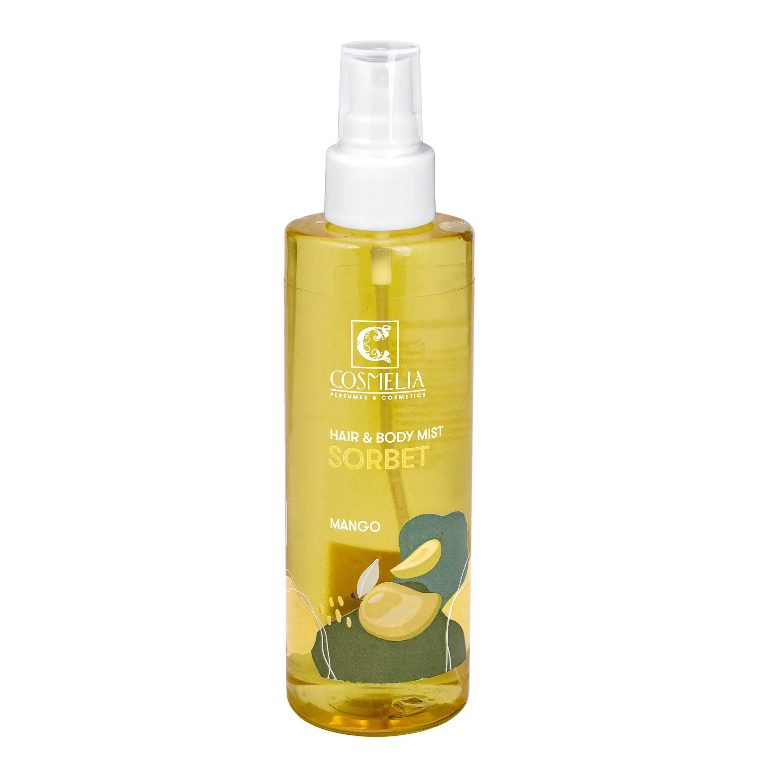 Cosmelia- Hair & Body Mist Sorbet Αρωματικό Σπρέι Σώματος & Μαλλιών με Μάνγκο 200ml src=