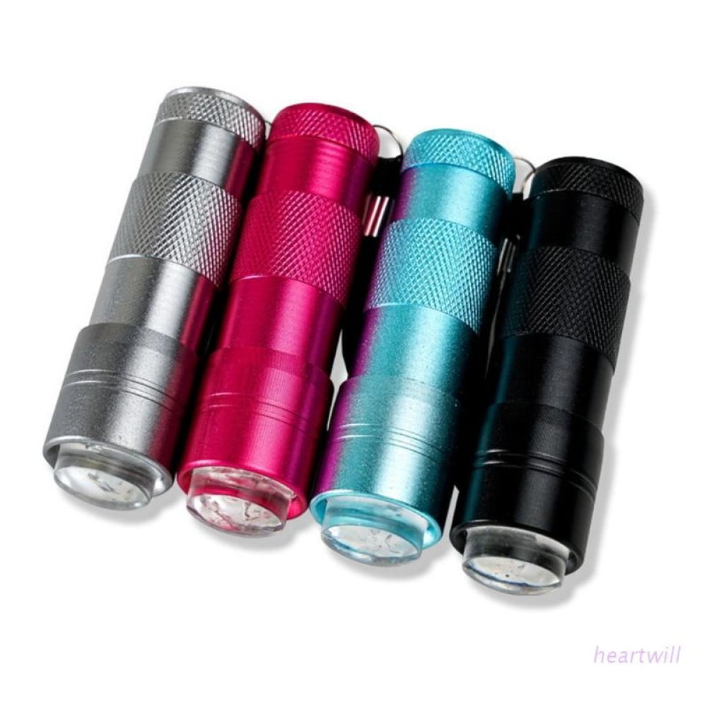 Φακός LED Με Σιλικόνη – Portable Mini Nail LED UV Lamp Silicone 12led src=