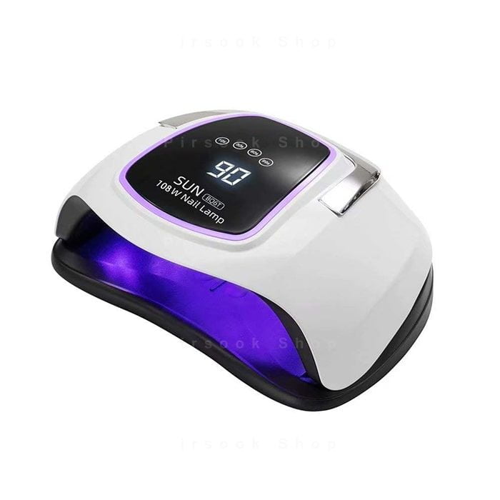 SUN BQ6T Επαγγελματικό Φουρνάκι Νυχιών 2in1 LED 108W Μωβ src=