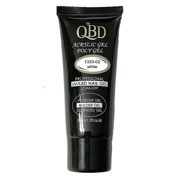 QBD Acrygel QBD 30ml 1333-02 σε Λευκό Χρώμα src=
