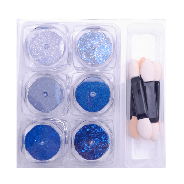 VICKY NAIL GLITTER ΣΚΟΝΗ ΓΙΑ ΝΥΧΙΑ BLUE ROYAL ΣΕΤ 6 ΤΕΜΑΧΙΩΝ src=