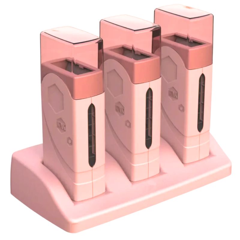 Επαγγελματική Τριπλή Κεριέρα Αποτρίχωσης Με Βάση – Depilatory Heater 60w src=