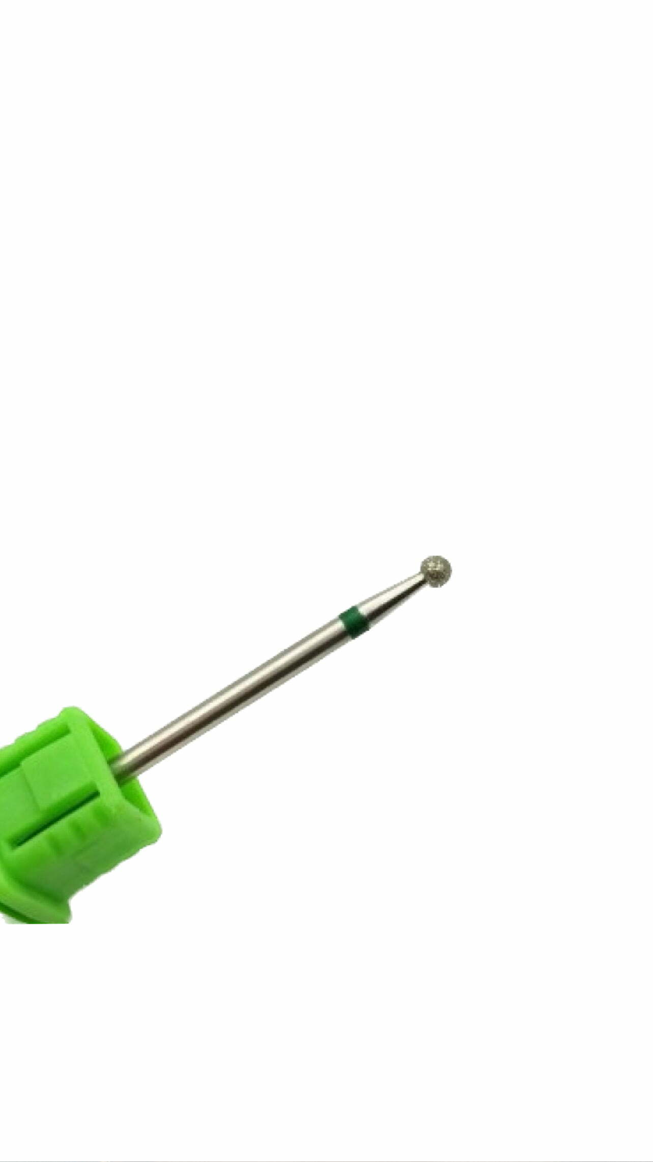 Διαμαντόφρεζα Combi Manicure Πράσινη Μπίλια Διάμετρος 2mm src=