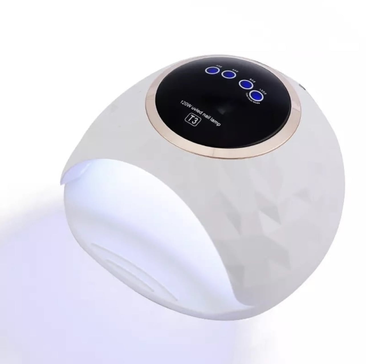 Λάμπα Πολυμερισμού T3 120 Watt Φουρνάκι Νυχιών UV/Led 120 Watt Λευκό src=