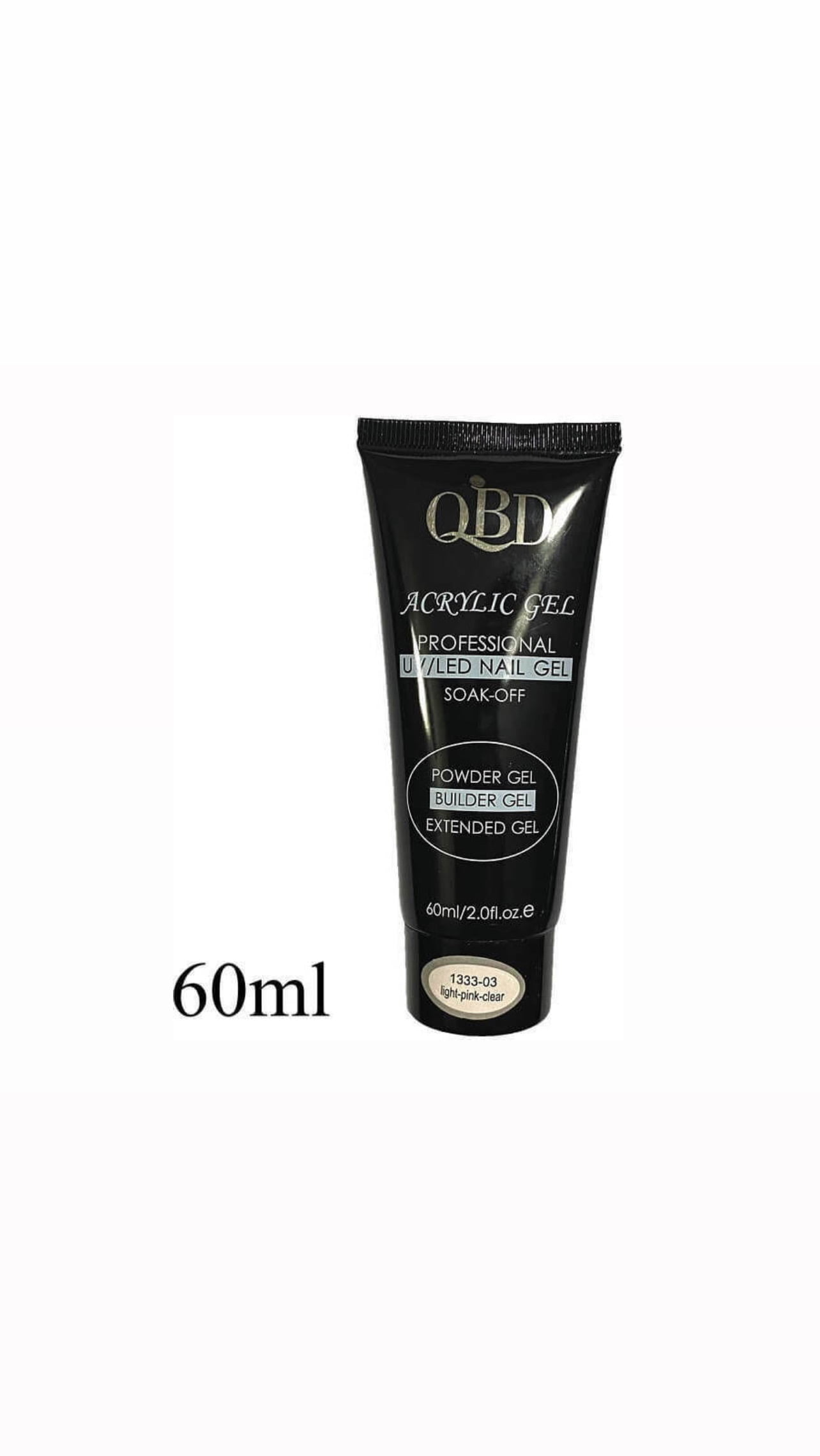 QBD Acrygel Νυχιών Clear Light Pink 60ml src=