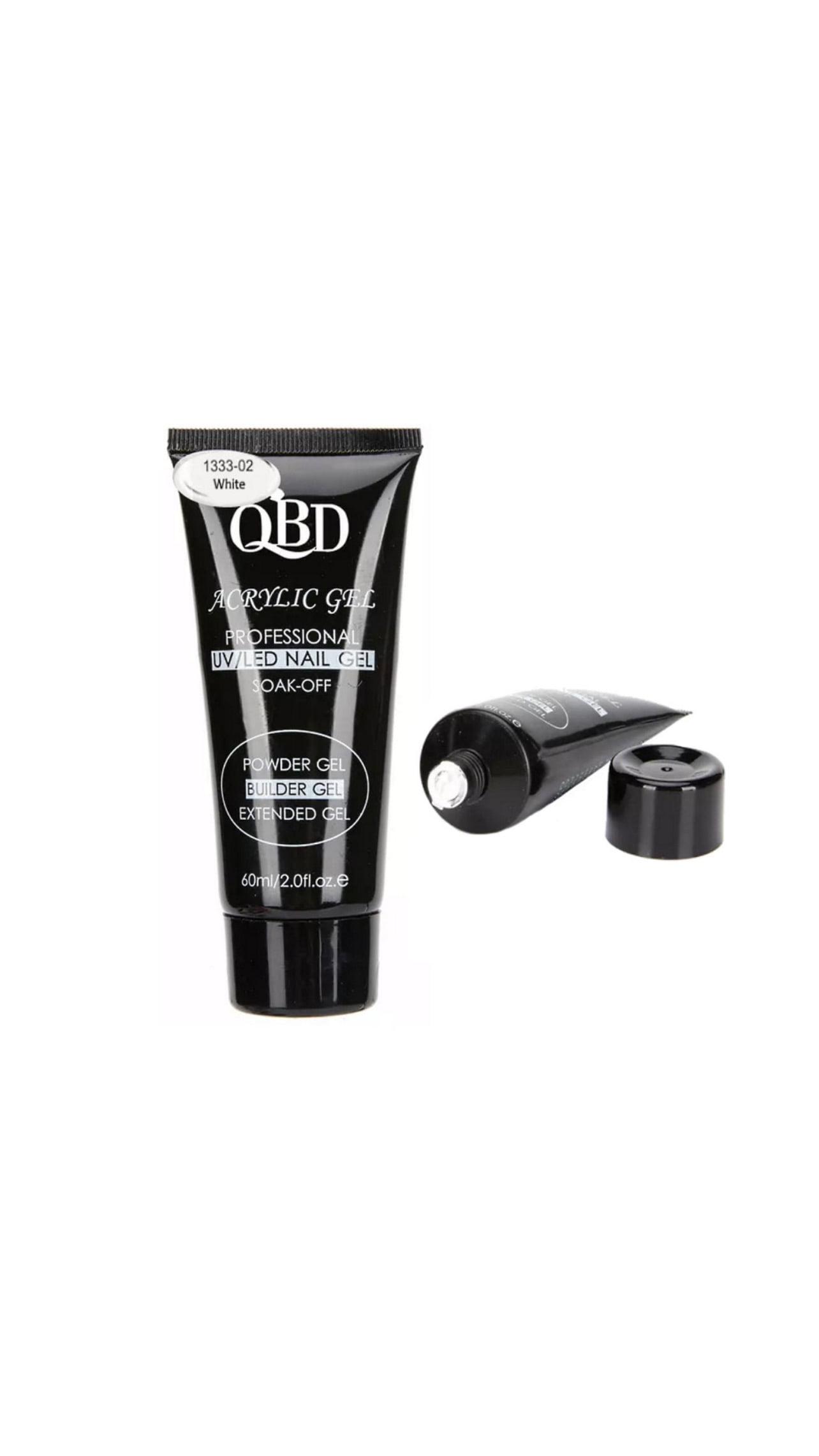 QBD Acrygel Νυχιών 02 White 60ml src=