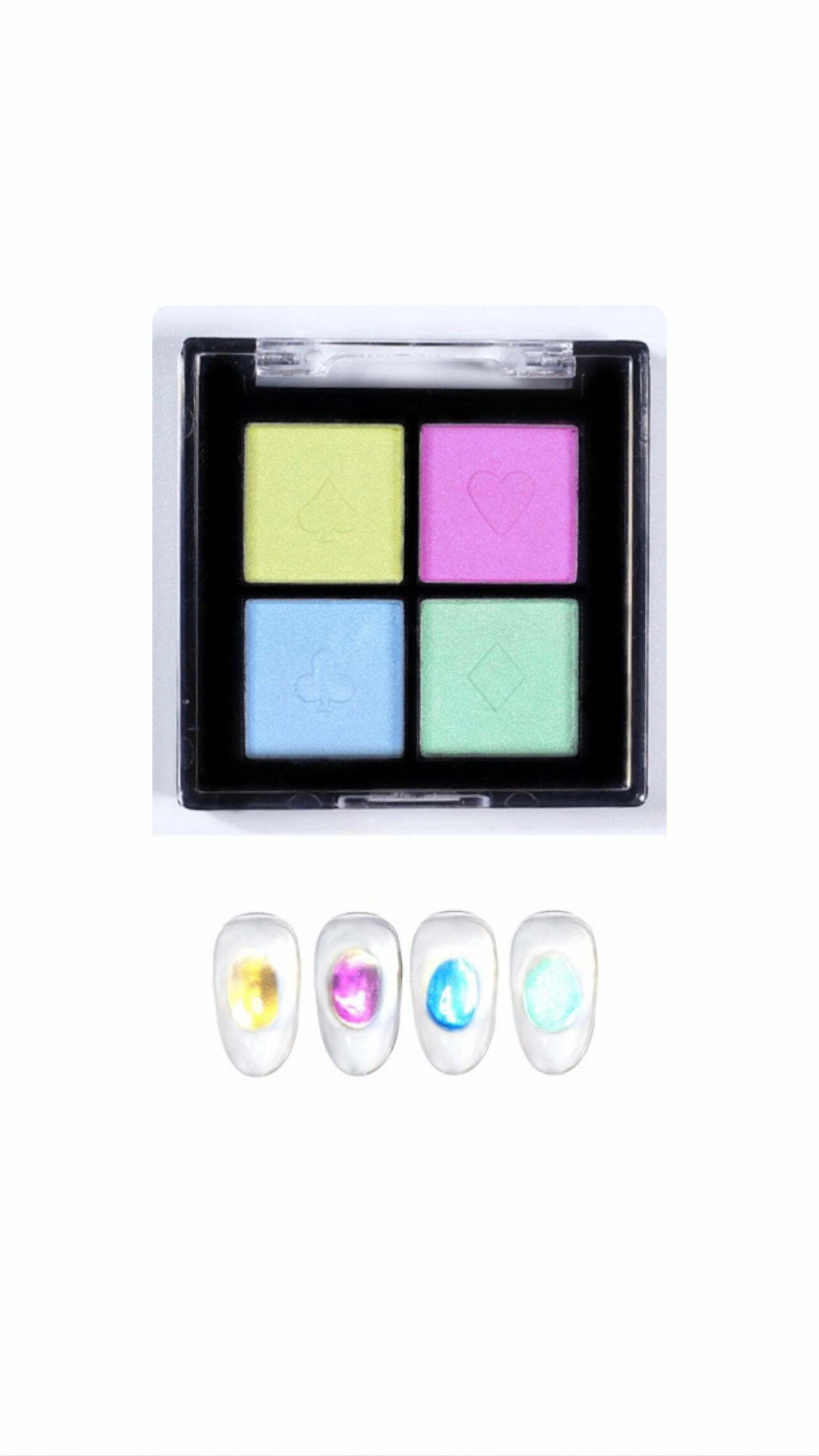 Σκόνη νυχιών mirror 4G08 pigment 4 αποχρώσεων src=