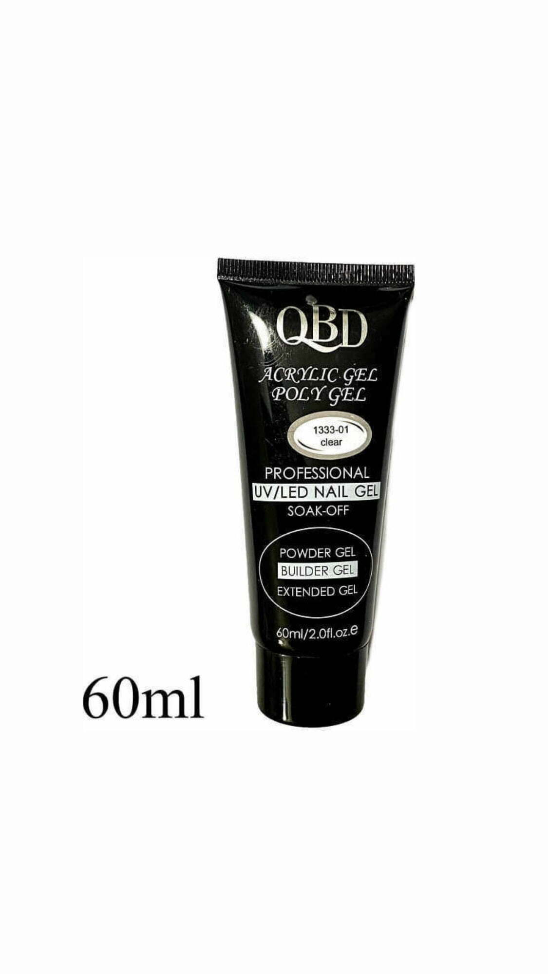 QBD Acrygel Νυχιών Clear 60ml 1333-0160 src=