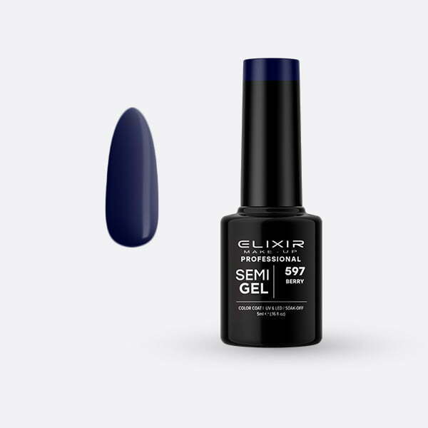 Ημιμόνιμο βερνίκι 5ml – #597 (Berry) src=