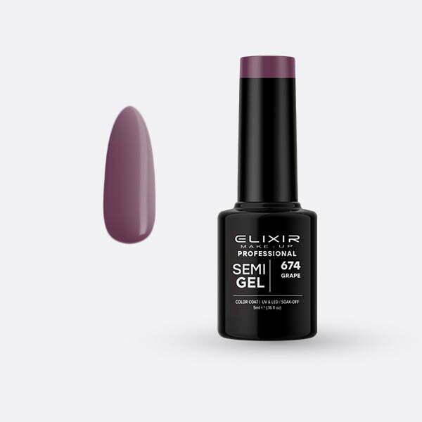 Ημιμόνιμο βερνίκι 5ml – #674 (Grape) src=