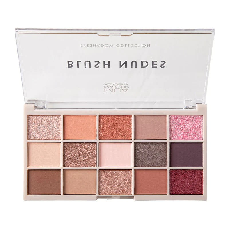 15 SHADE EYESHADOW PALETTE – BLUSH NUDES