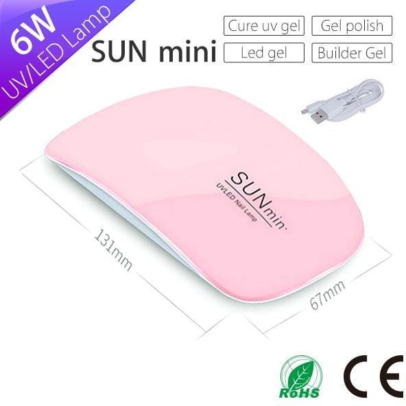 SUNUV Φουρνάκι Νυχιών Sun Mini Pink UV / LED 6W
