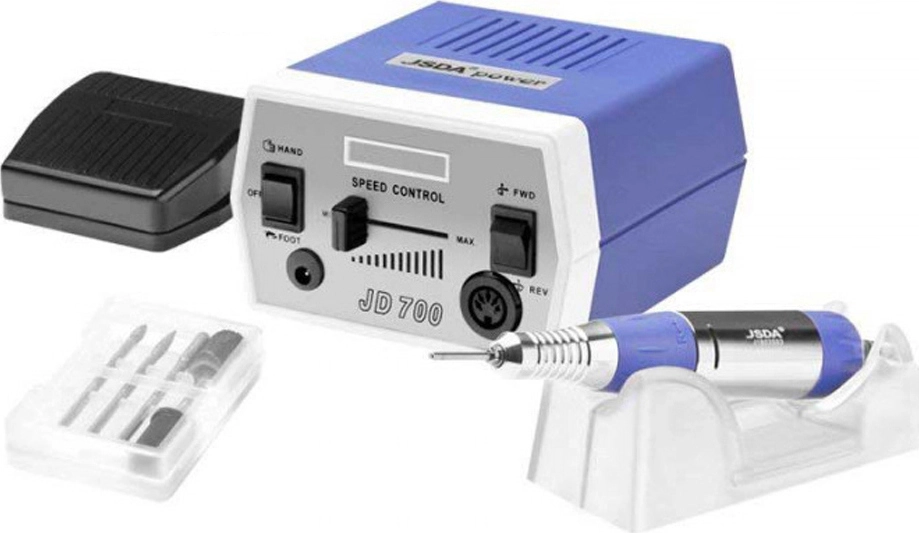 JSDA JD700 Τροχός Νυχιών Ρεύματος 30000rpm με Πεντάλ σε Μωβ Χρώμα 35W