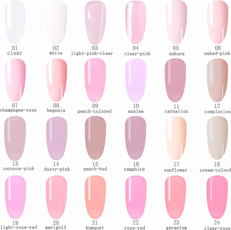 GEL ΧΤΙΣΙΜΑΤΟΣ QBD ACRYLIC GEL UV/LED NAIL GEL – SOAK OFF PEACH-BUD 30 ML 1333-15