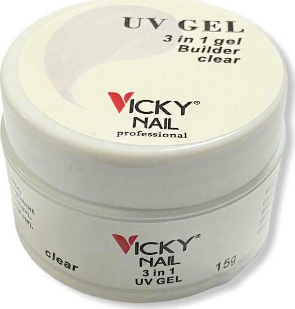 Builder Gel Vicky Nail- 15gr Διάφανο