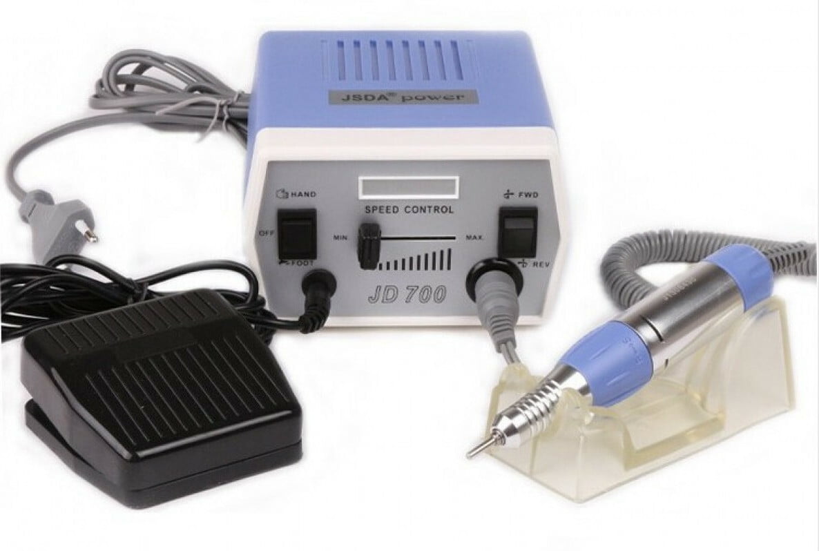 JSDA JD700 Τροχός Νυχιών Ρεύματος 30000rpm με Πεντάλ σε Μωβ Χρώμα 35W