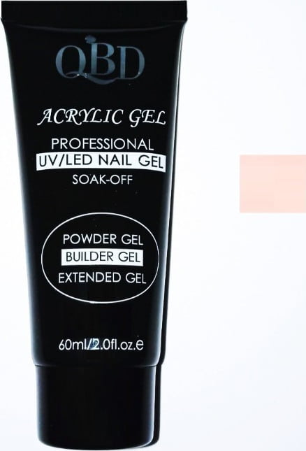 QBD Acrygel Νυχιών Clear Light Pink 60ml
