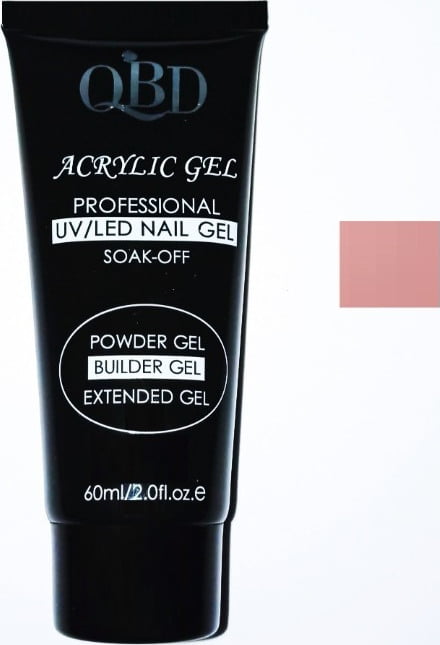QBD Acrygel Νυχιών Πολύχρωμο 60ml Naked pink